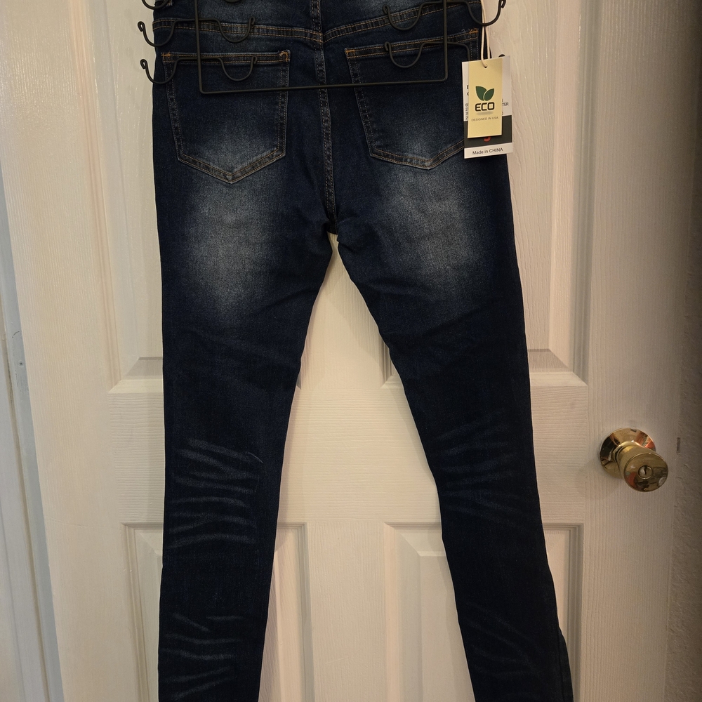 Women's Dark Blue Jeans. By S & A. Size 5.